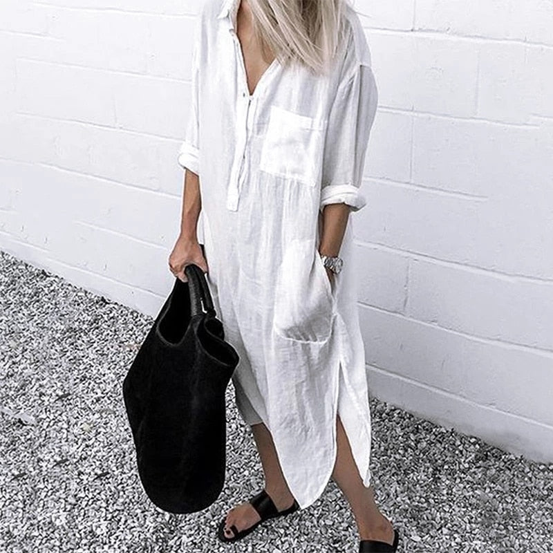 Monique - Comfortabele Maxi Jurk