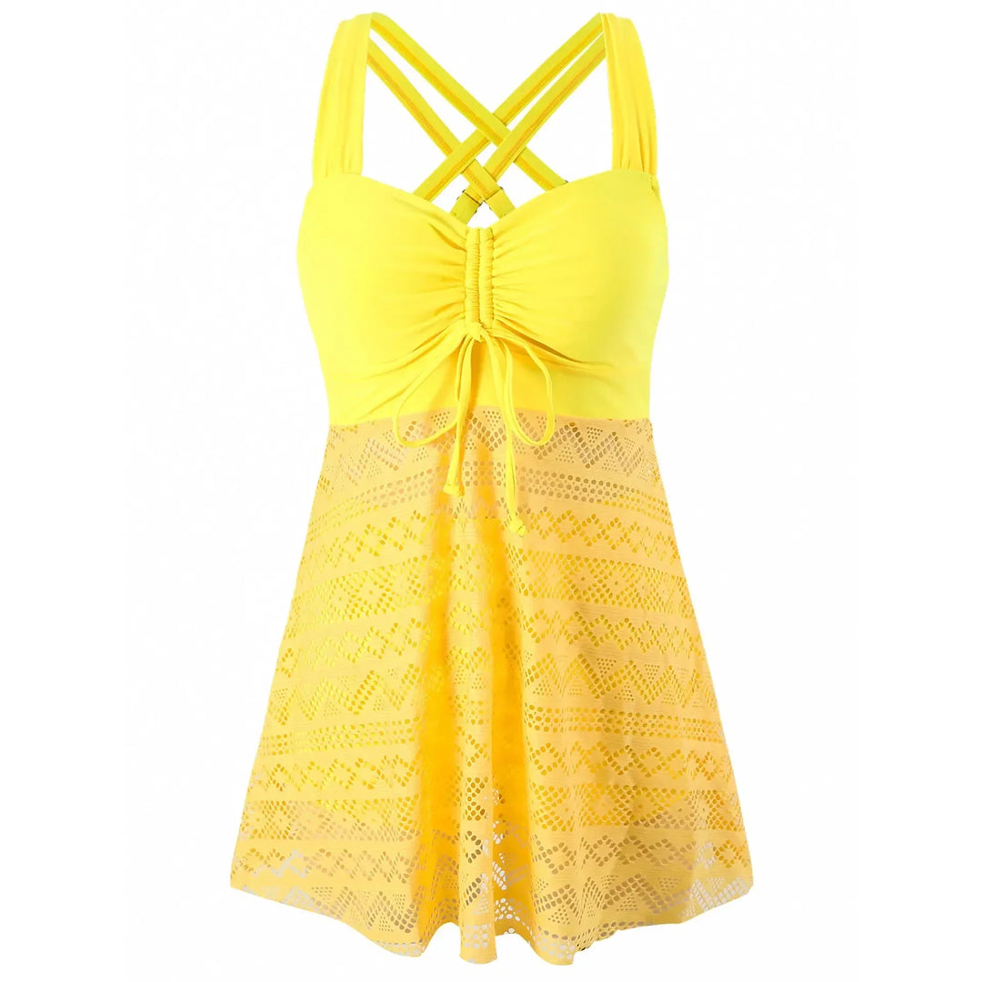 Ingrid - Elegante Badpakjurk met Kant