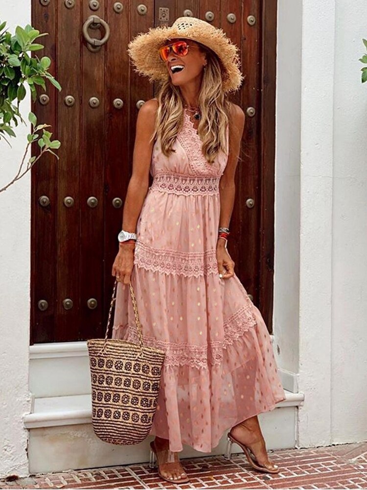 Nathalie - Elegante Boho Jurk