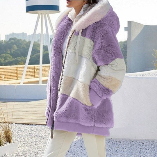 Zanda - Jas fleece zacht dames