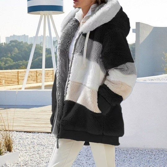 Zanda - Jas fleece zacht dames