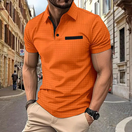 Dean - Casual Heren Polo Korte Mouw