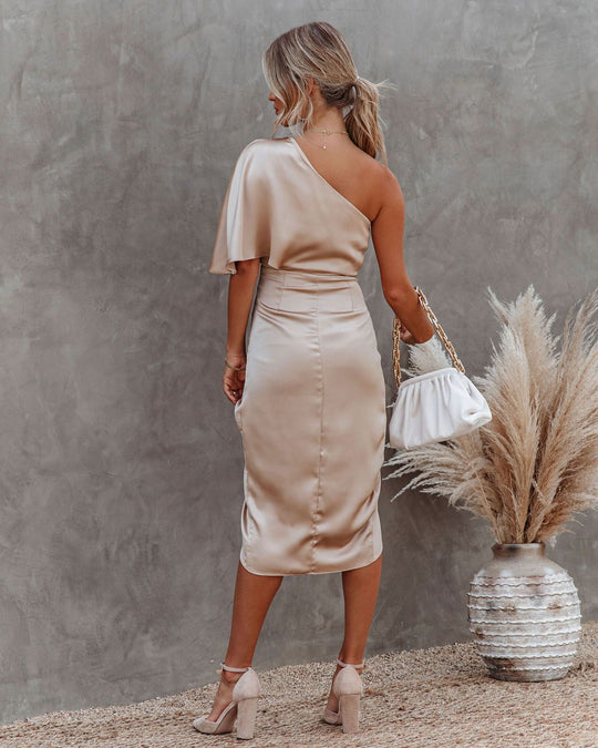 Miranda - Elegante Satijnen Jurk