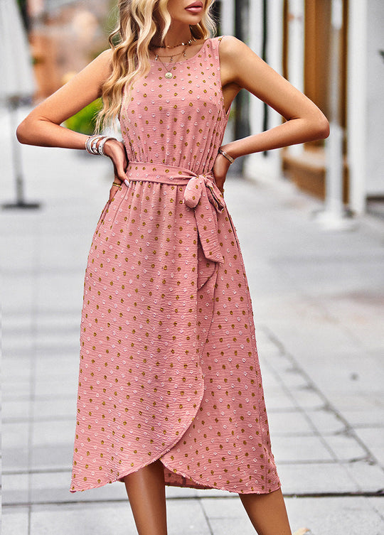 Amelie - Midi-Jurk Met Stippen - Speelse Elegantie - Dames-5
