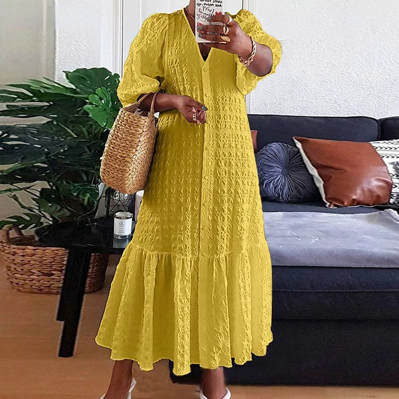 Sandra - Comfortabele Maxi Zomerjurk
