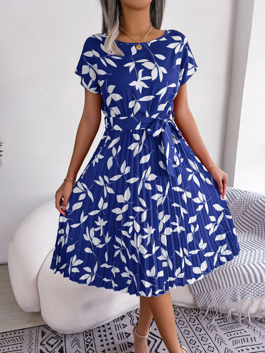 Sharla - Bedrukte Midi Jurk - Chic en Veelzijdig, - Dames-1
