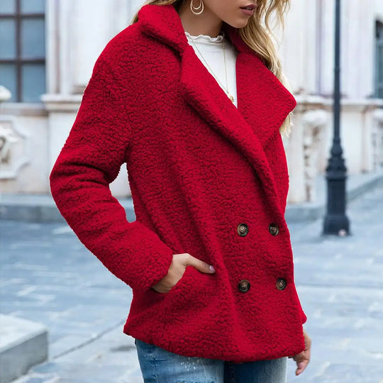 Esther - Stijlvolle Teddy Winterjas