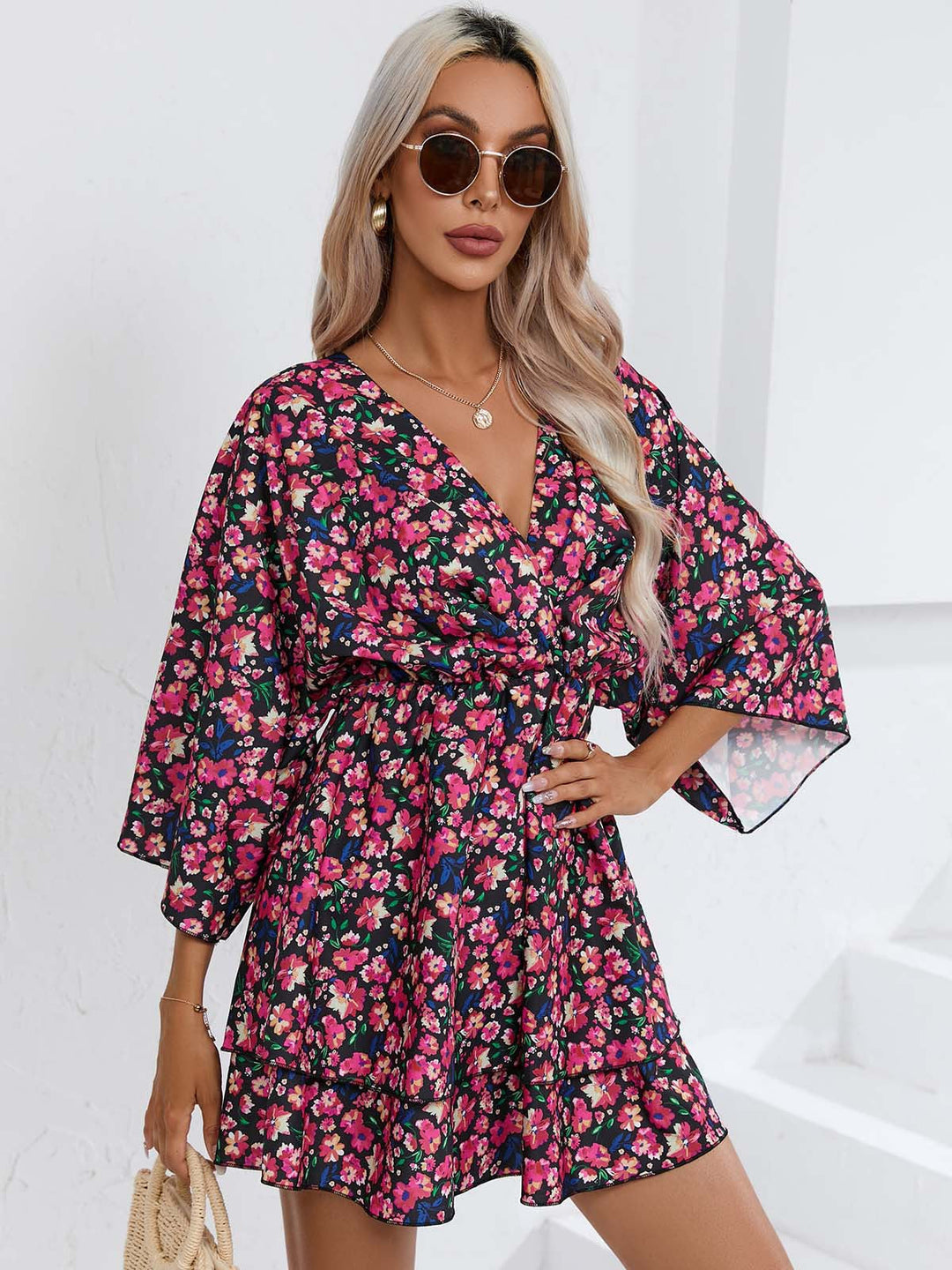 Jaimie - Elegant Mini Jurk - Flatterende Pasvorm met Ruffle - Dames-1