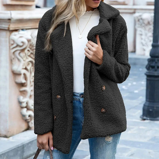 Esther - Stijlvolle Teddy Winterjas