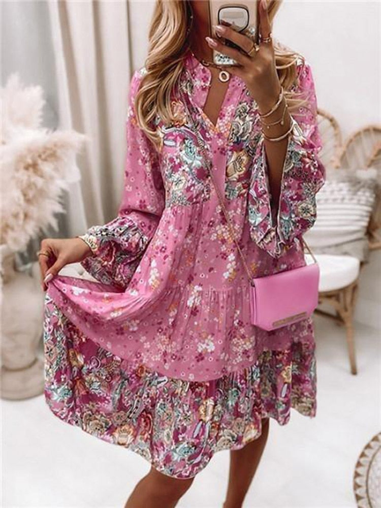 Monique - Stijlvolle Boho Jurk