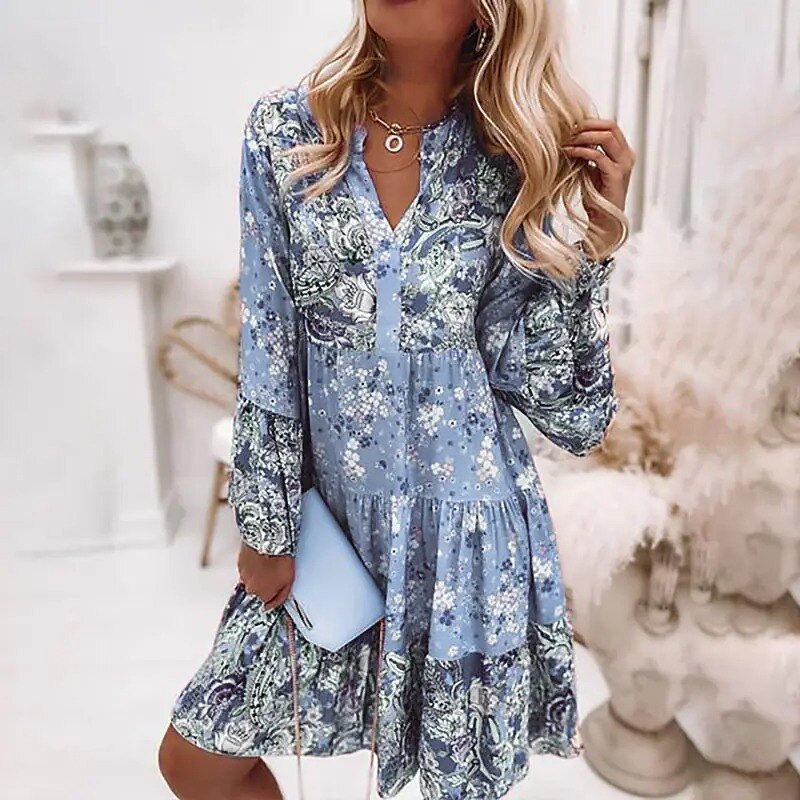 Monique - Stijlvolle Boho Jurk