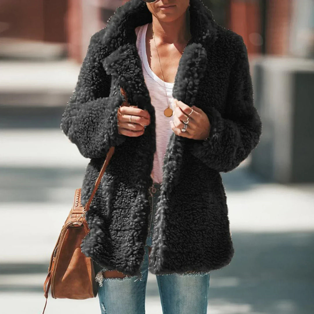 Victoria - Elegante Dikke Teddy Winterjas