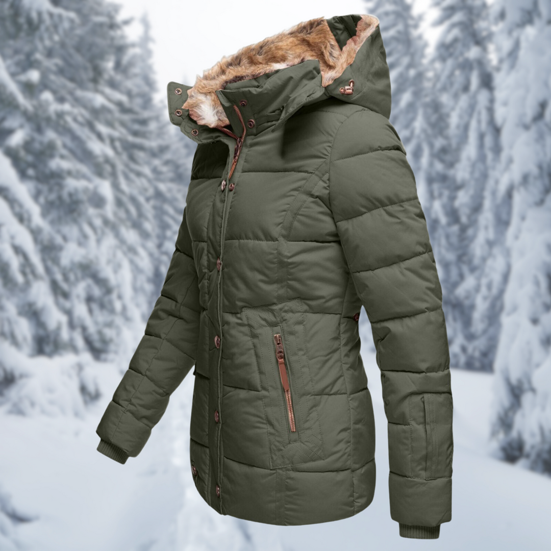 Brigitte - Elegante Gewatteerde Winterjas