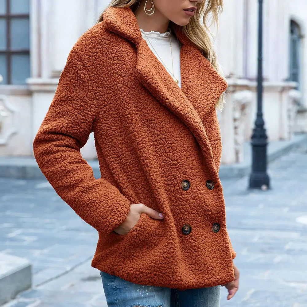 Esther - Stijlvolle Teddy Winterjas