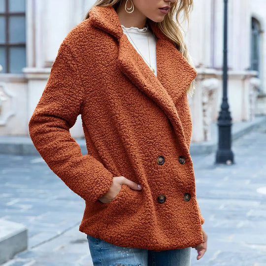 Esther - Stijlvolle Teddy Winterjas