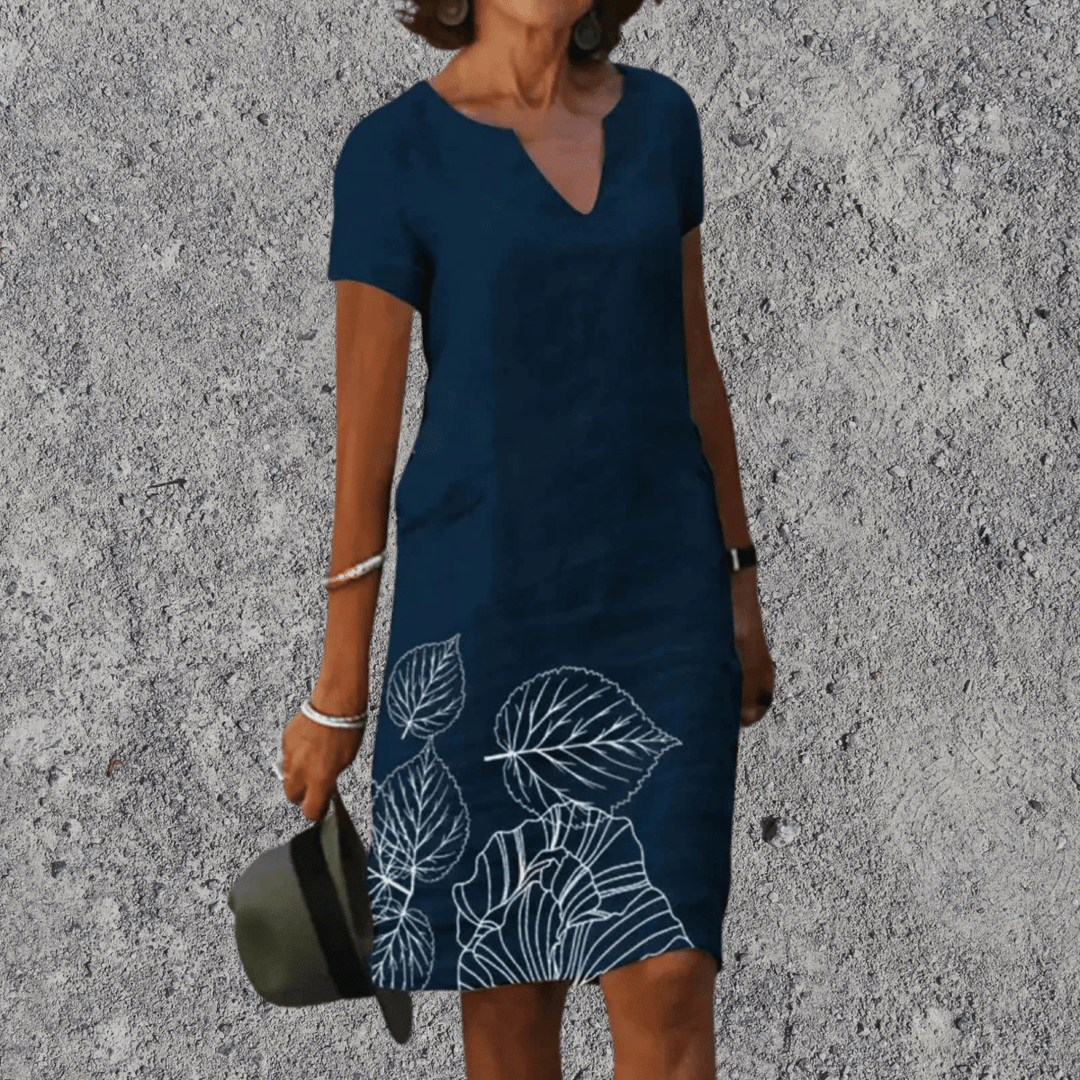 Laura - Stijlvolle zomerjurk met Bloemenprint Dames