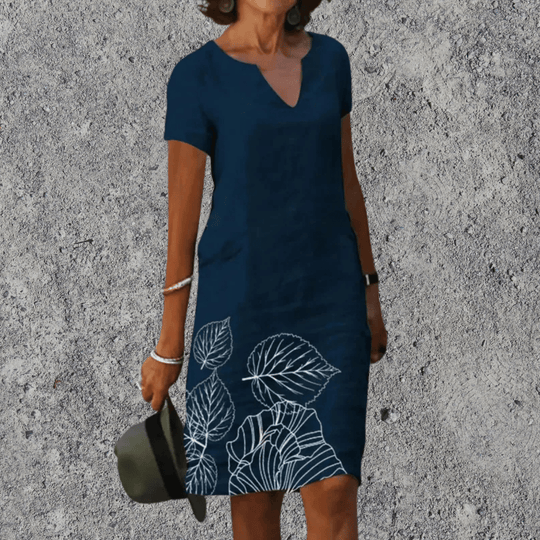 Laura - Stijlvolle zomerjurk met Bloemenprint Dames