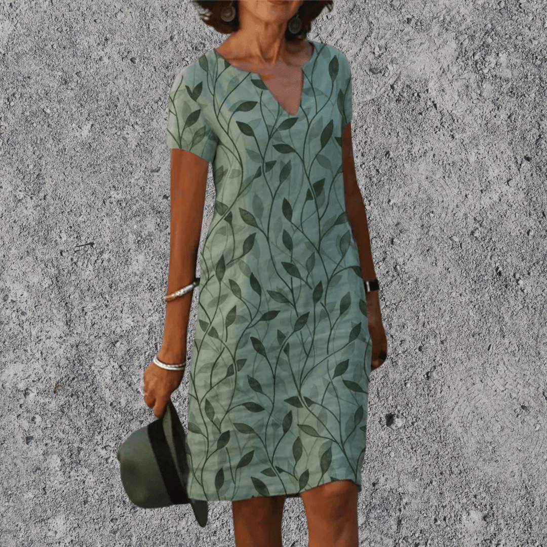 Laura - Stijlvolle zomerjurk met Bloemenprint Dames