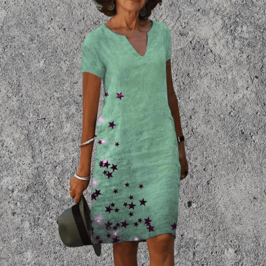 Laura - Stijlvolle zomerjurk met Bloemenprint Dames