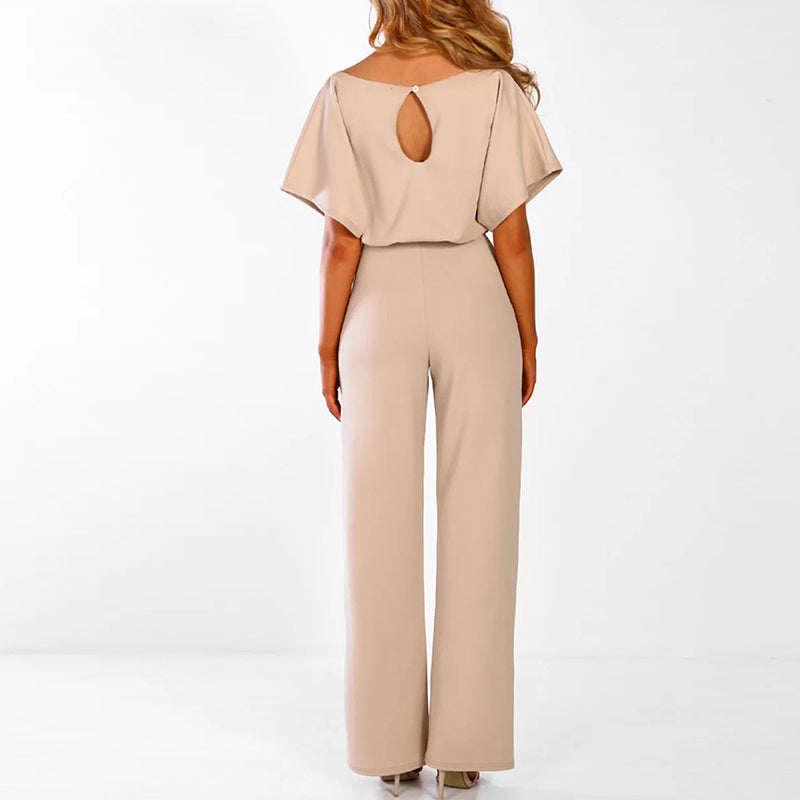 Elvina - Stijlvolle Jumpsuit met Getailleerde Tailleband