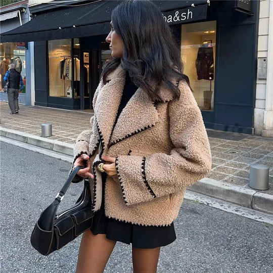 Deborah - Elegante Oversized Teddy Winterjas