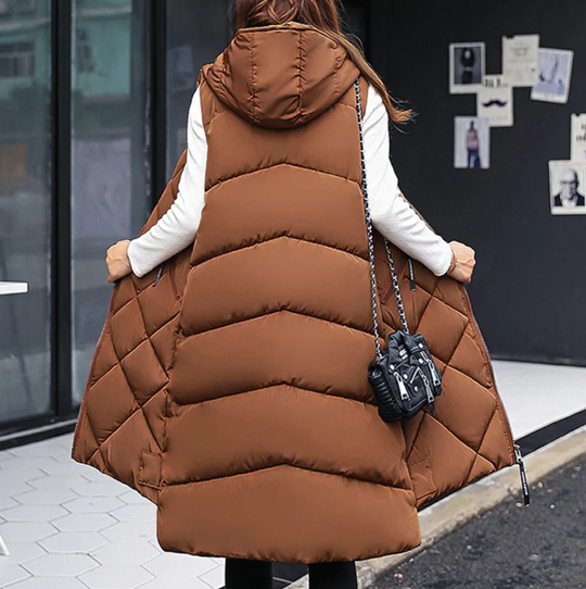 Lina - Bodywarmer dames lang