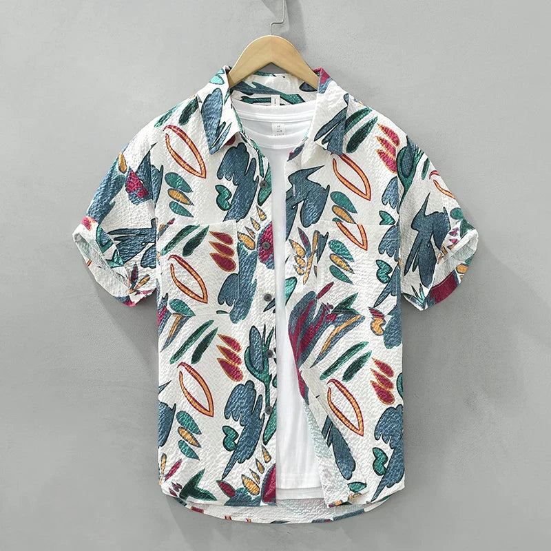 Idris - Bedrukt Overhemd - Casual - Heren-1