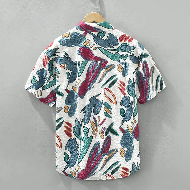 Idris - Bedrukt Overhemd - Casual - Heren-2
