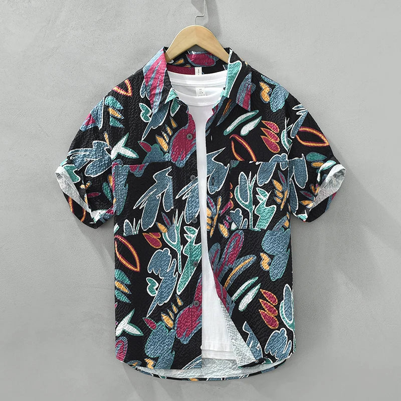 Variant image for Idris - Bedrukt Overhemd - Casual - Heren-7