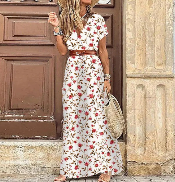 Marieke - Stijlvolle Maxi Jurk