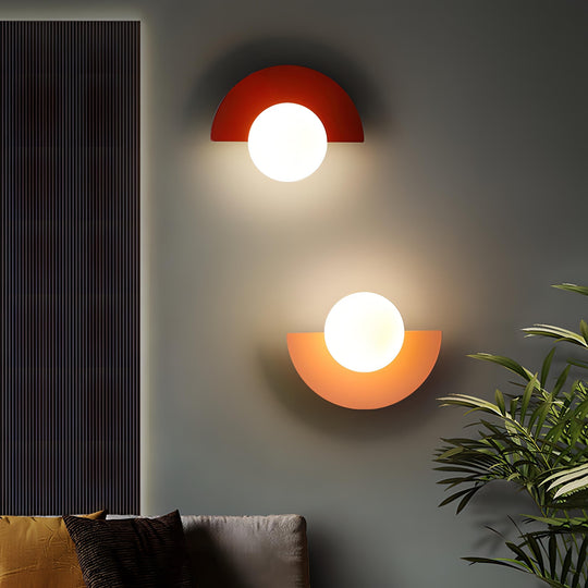 Summit - Wandlamp modern half rond