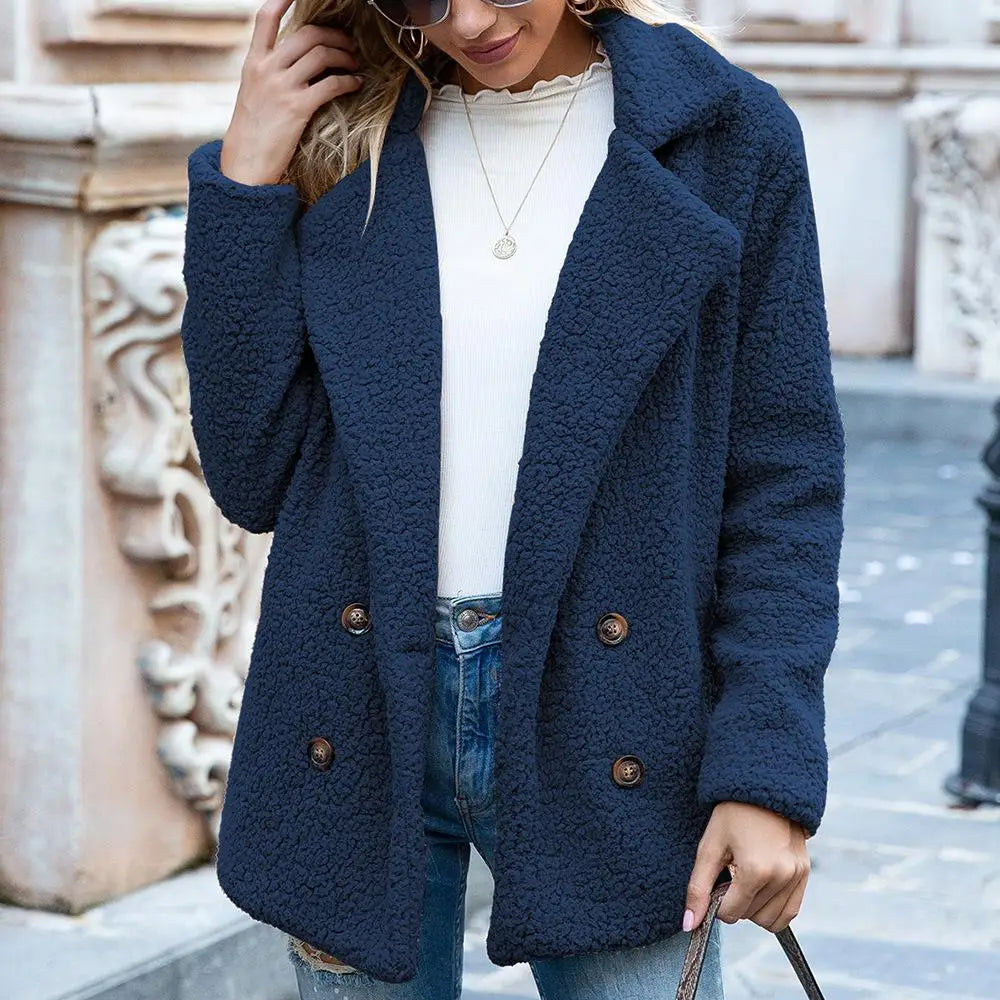 Esther - Stijlvolle Teddy Winterjas