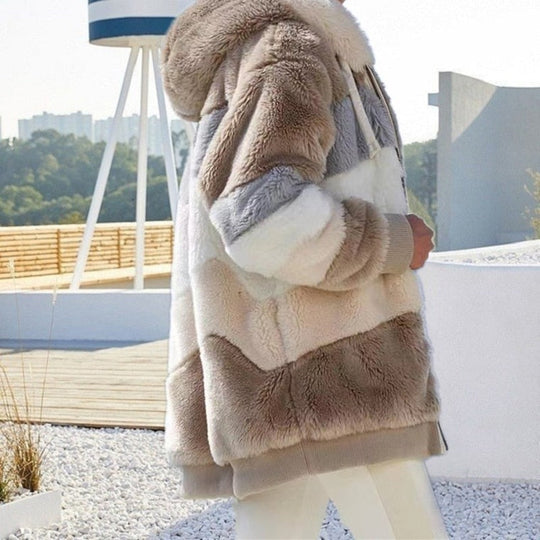 Zanda - Jas fleece zacht dames