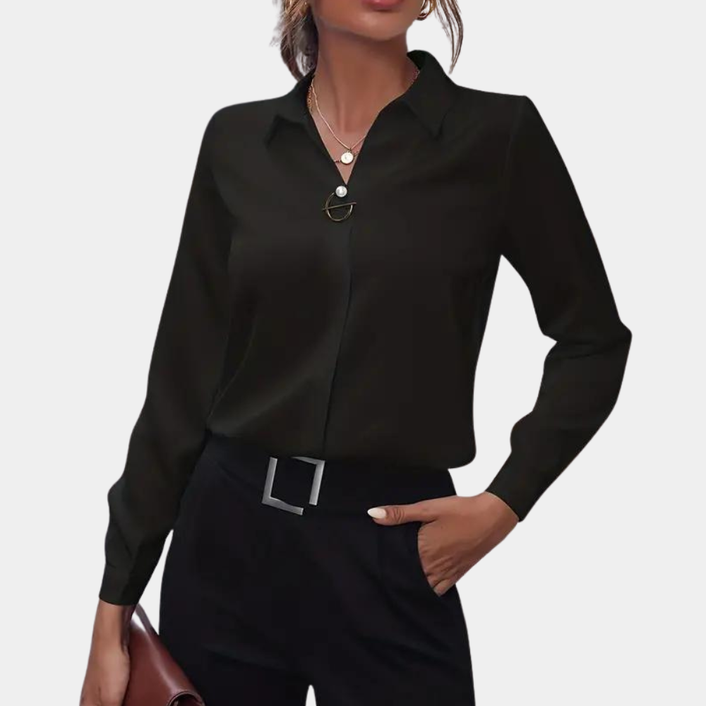 Mila - Klassieke Zakelijke Dames Blouse