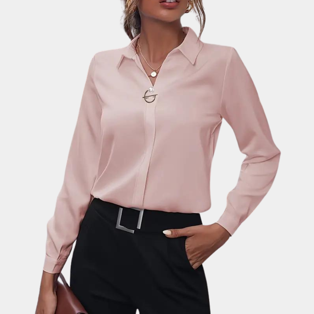 Mila - Klassieke Zakelijke Dames Blouse