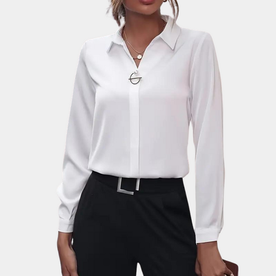 Mila - Klassieke Zakelijke Dames Blouse