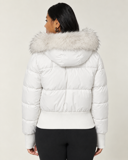 Saskia | Stijlvolle Warme Korte Winterjas