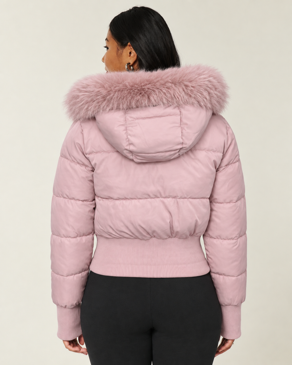 Saskia | Stijlvolle Warme Korte Winterjas