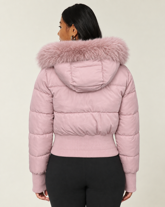 Saskia | Stijlvolle Warme Korte Winterjas