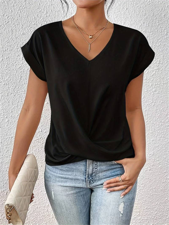 Lova - Dames T-shirt met V-hals Comfortabel