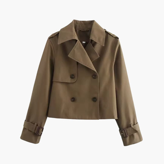 Astrid | Elegante Korte Lichte Trenchcoat