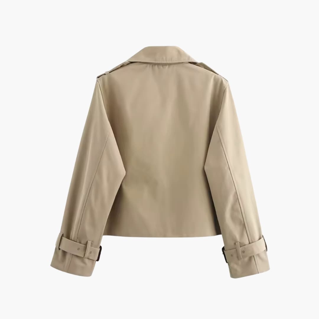Astrid | Elegante Korte Lichte Trenchcoat