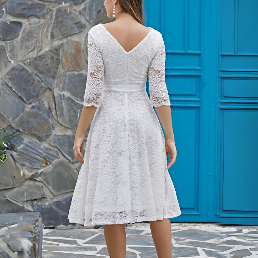 Maris - Luchtige Zomerjurk Print Dames