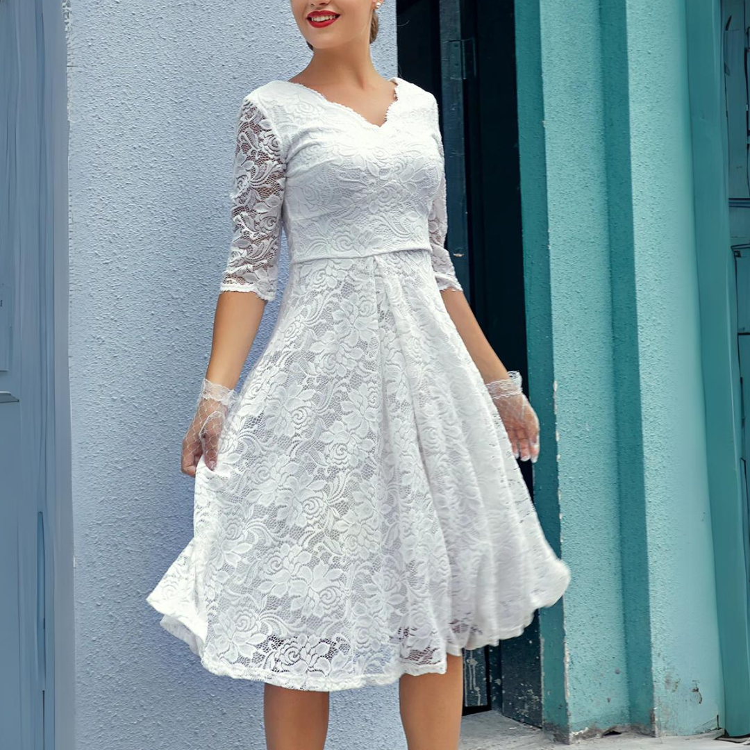 Maris - Luchtige Zomerjurk Print Dames