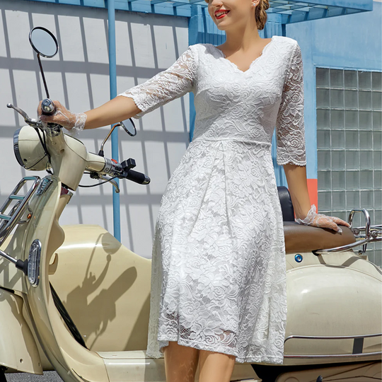 Maris - Luchtige Zomerjurk Print Dames