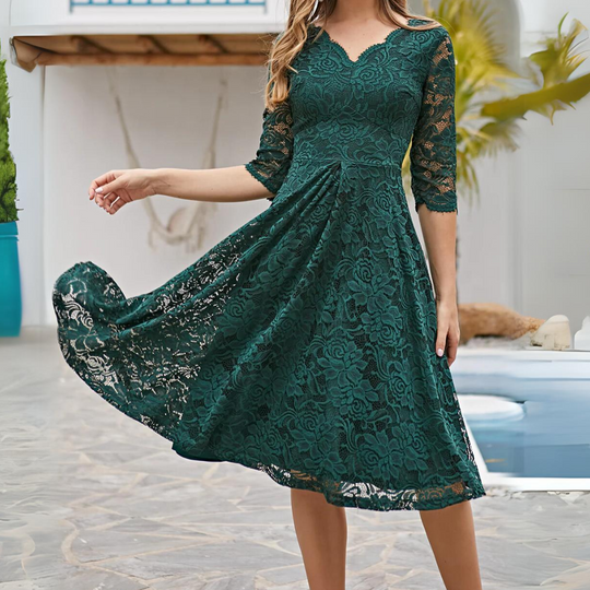 Maris - Luchtige Zomerjurk Print Dames