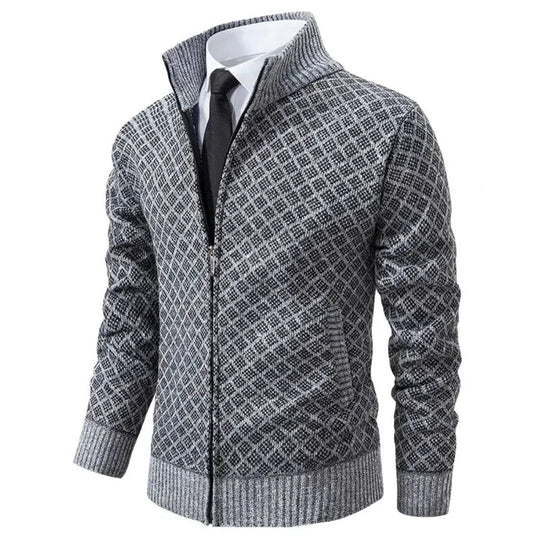 Mason - Klassiek Gebreid Rits Vest
