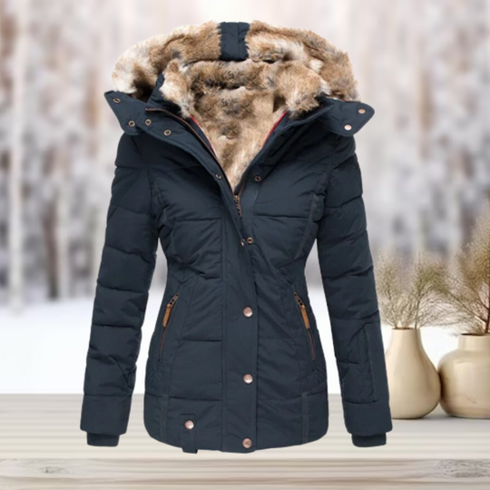 Eulalia - Luxe Winterjas met Bont en Capuchon