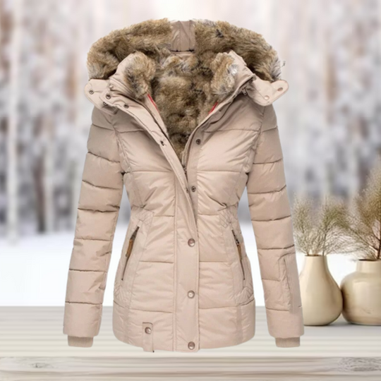 Eulalia - Luxe Winterjas met Bont en Capuchon