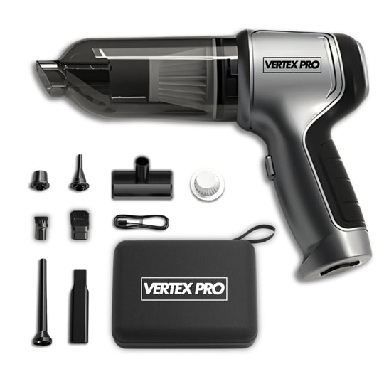 Vertex Pro – Krachtige 2-in-1 stofzuiger en bladblazer voor auto en huis